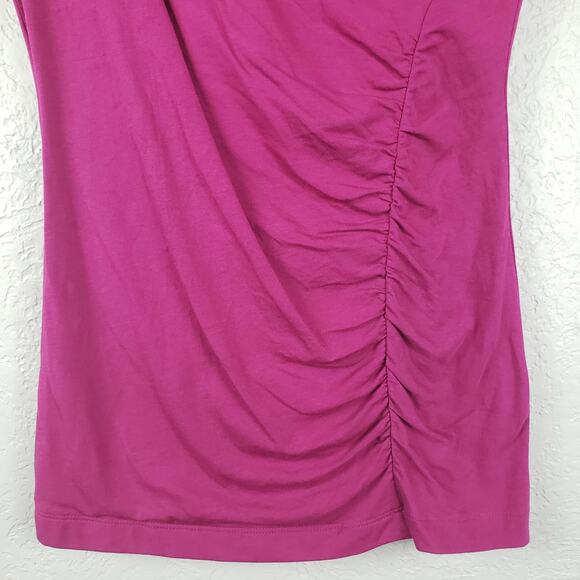 Theory V Neck Faux Wrap Tunic - S - Picture 2 of 5